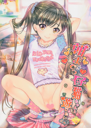 (C91) [Countack (Kojiki Ohji)] Asa made Koneko-chan to Asobitai cover