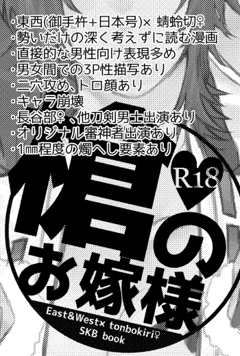 [Kinugawa] Yari no Oyome-sama (Touken Ranbu) cover