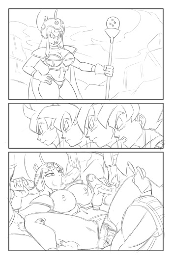 [Funsexydragonball] Mighty Morphing Goku Rangers cover