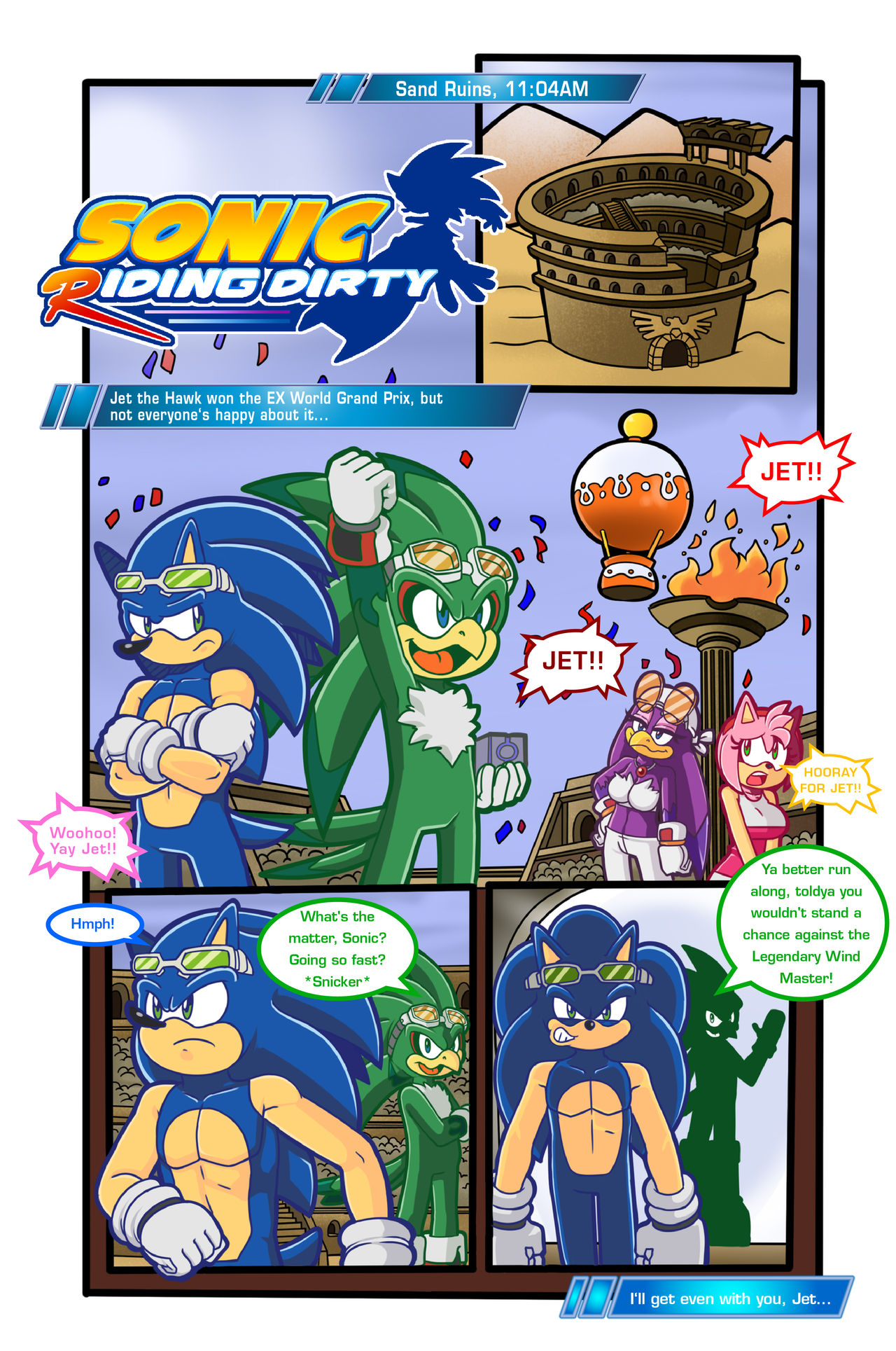 Sonic Riding Dirty page 1 full