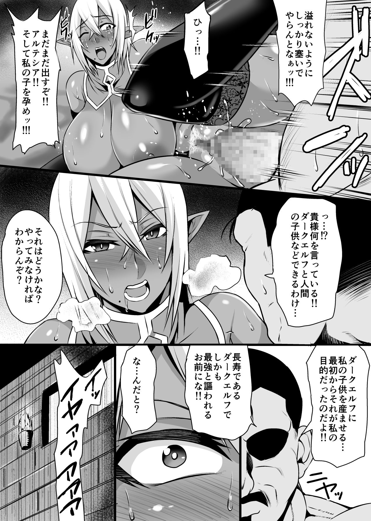 Onna Shougun Artesia - Dark Elf Haramase Choukyou Kiroku page 11 full