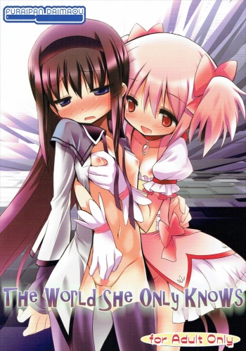 (C80) [Furaipan Daimaou (Chouchin Ankou)] THE WORLD SHE ONLY KNOWS (Puella Magi Madoka Magica) cover