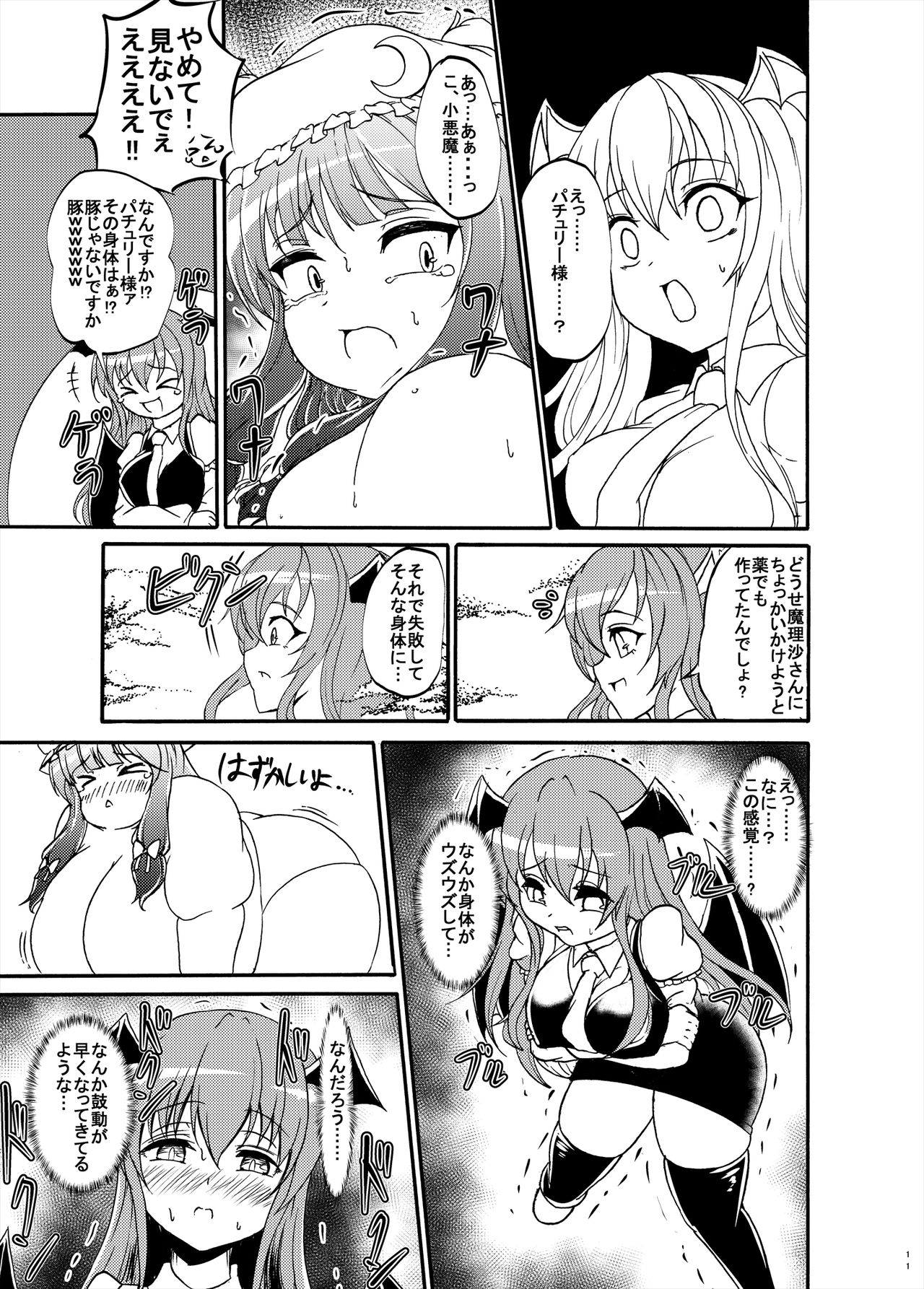 Patchouli-sama ga Futotte Sakunyuu Sareru Hon page 11 full
