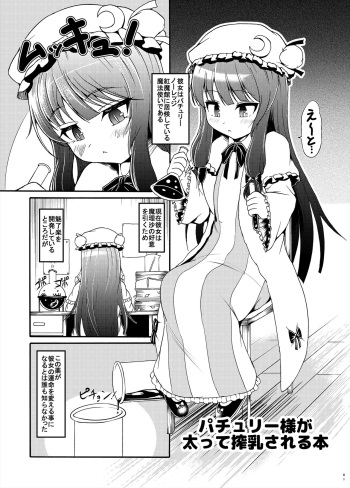 [Gesugao no Heya (Kukuru)] Patchouli-sama ga Futotte Sakunyuu Sareru Hon (Touhou Project) [Digital] cover