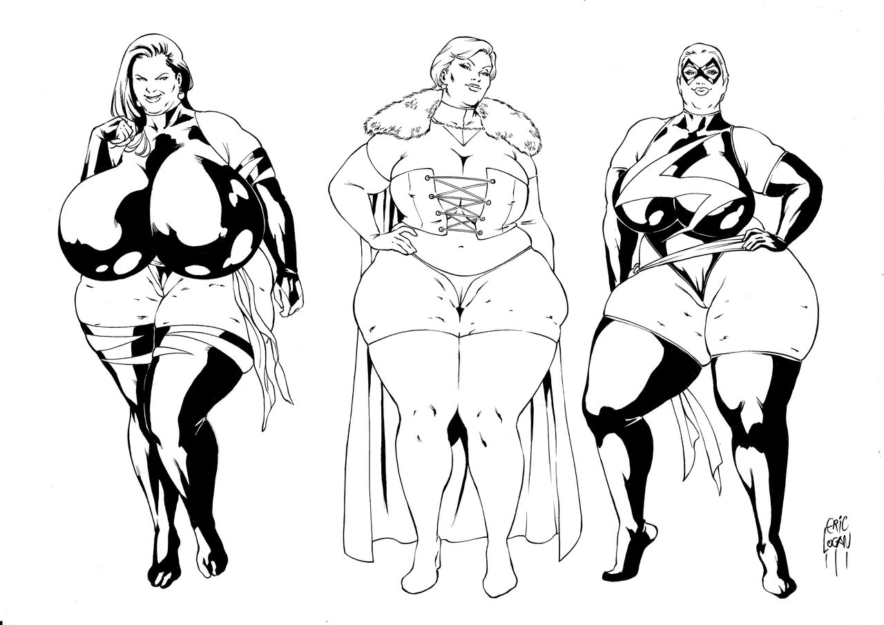 Superheroines page 2 full
