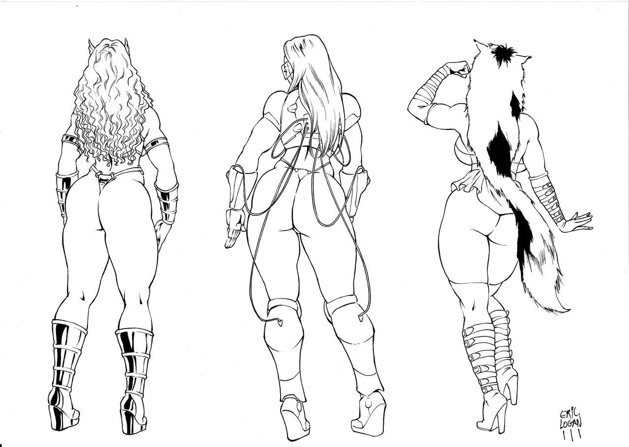 Superheroines page 8 full