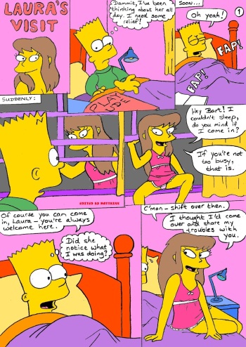 [Jimmy] Laura's Visit (The Simpsons) [Colorized] [Ongoing] cover