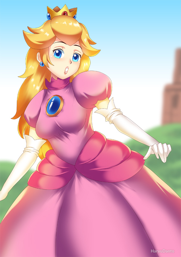 Princess Peach "Akuochi" page 1 full