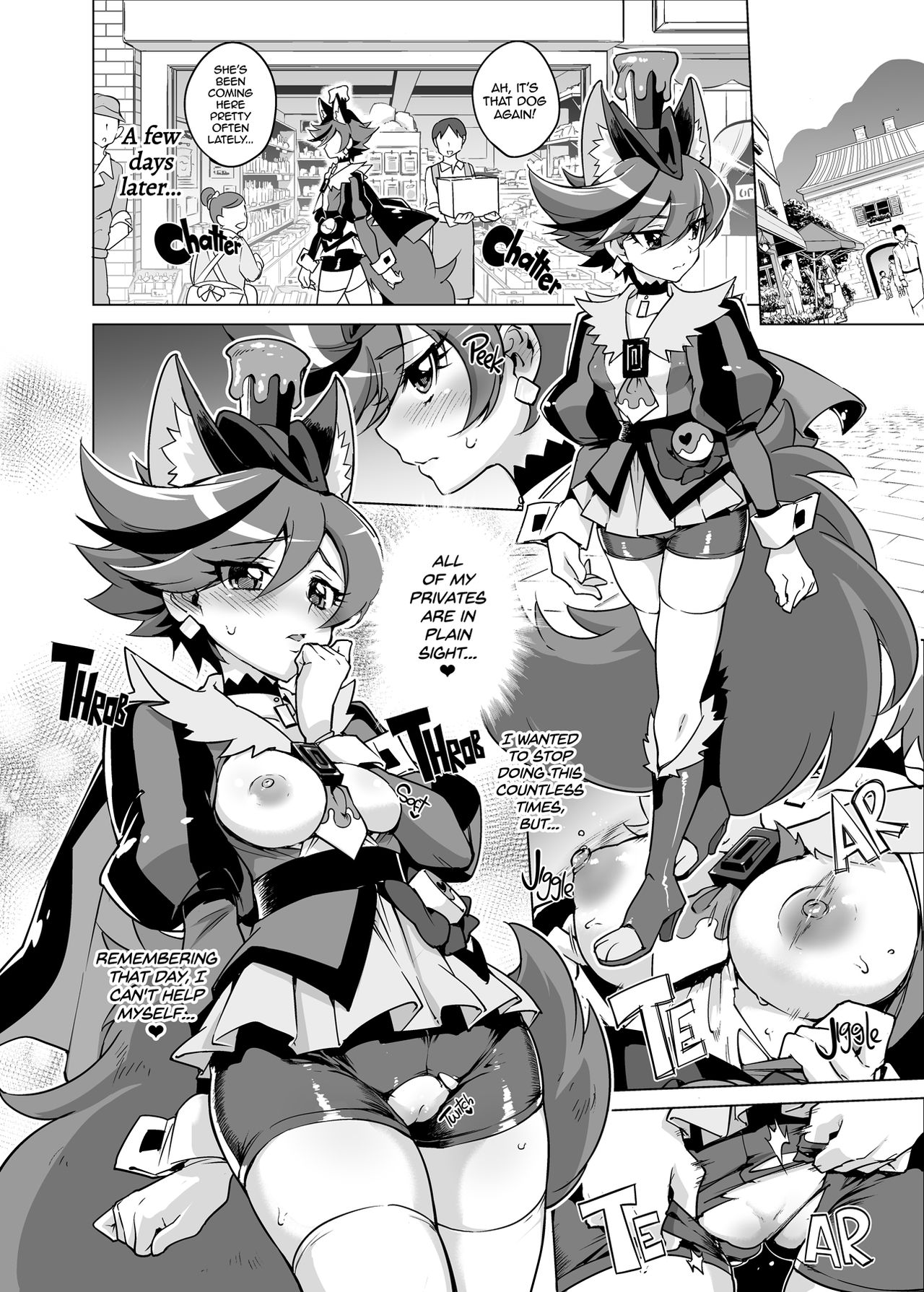 Chocolat-chan no Kirakira Roshutsu Juukan | Chocolat's Sparkling Public Mating Show page 10 full