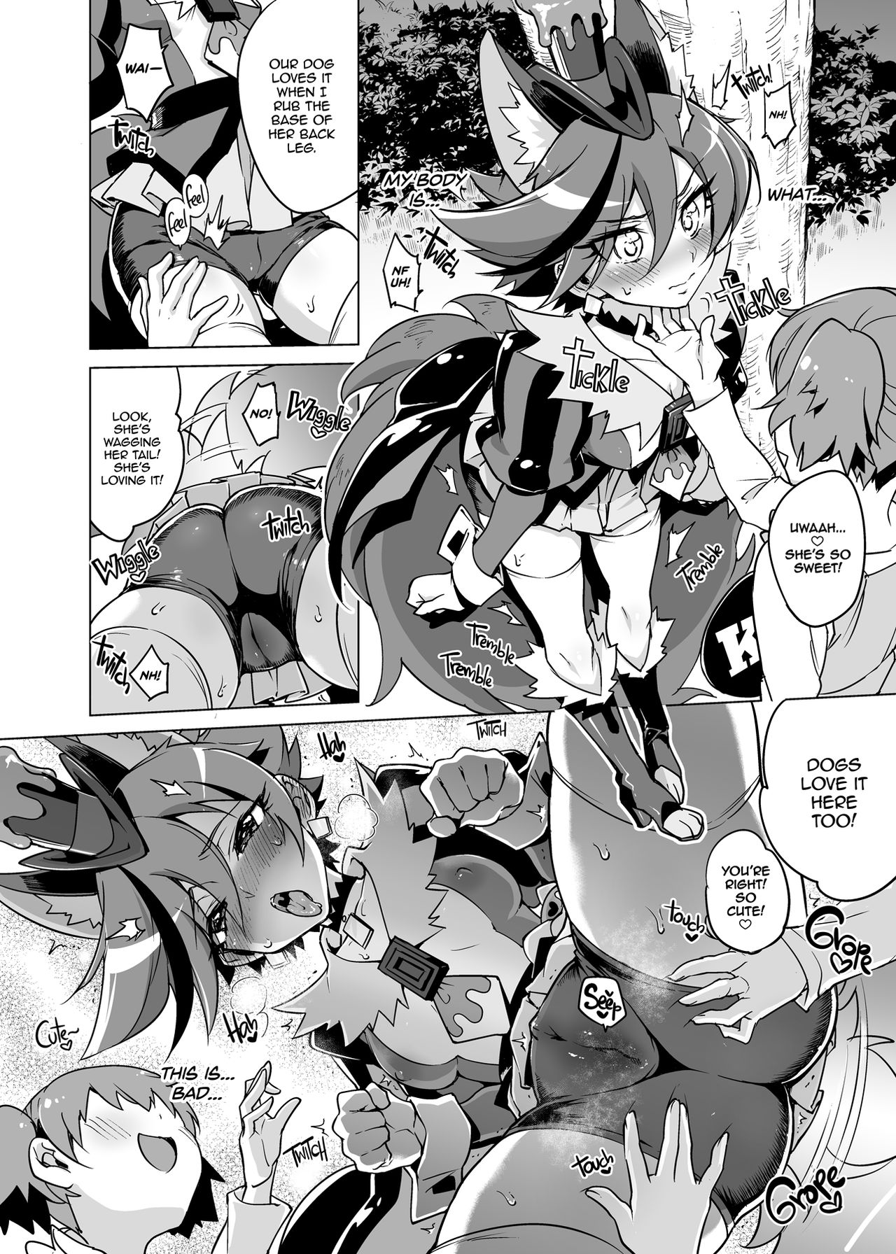 Chocolat-chan no Kirakira Roshutsu Juukan | Chocolat's Sparkling Public Mating Show page 6 full