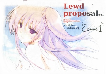 (COMIC1☆4) [HarthNir (Misakura Nankotsu)] Lewd proposal #01 cover