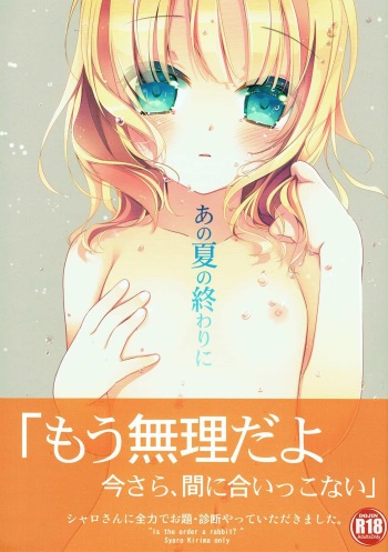 (C90) [PINSIZE Inc. (MITAONSYA)] Ano Natsu no Owari ni (Gochuumon wa Usagi desu ka?) cover