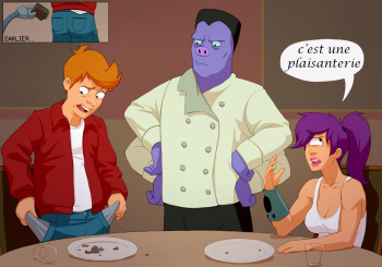 [Kotaotake] Typical date with Fry (Futurama) [French] cover