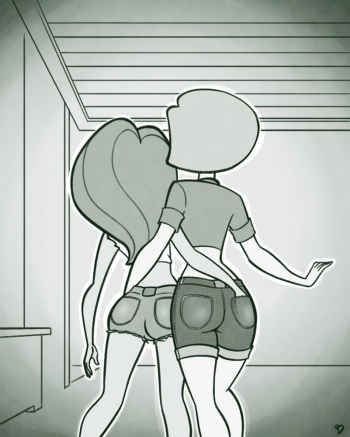 [Roger Bacon] Kim and Ann (Kim Possible) cover