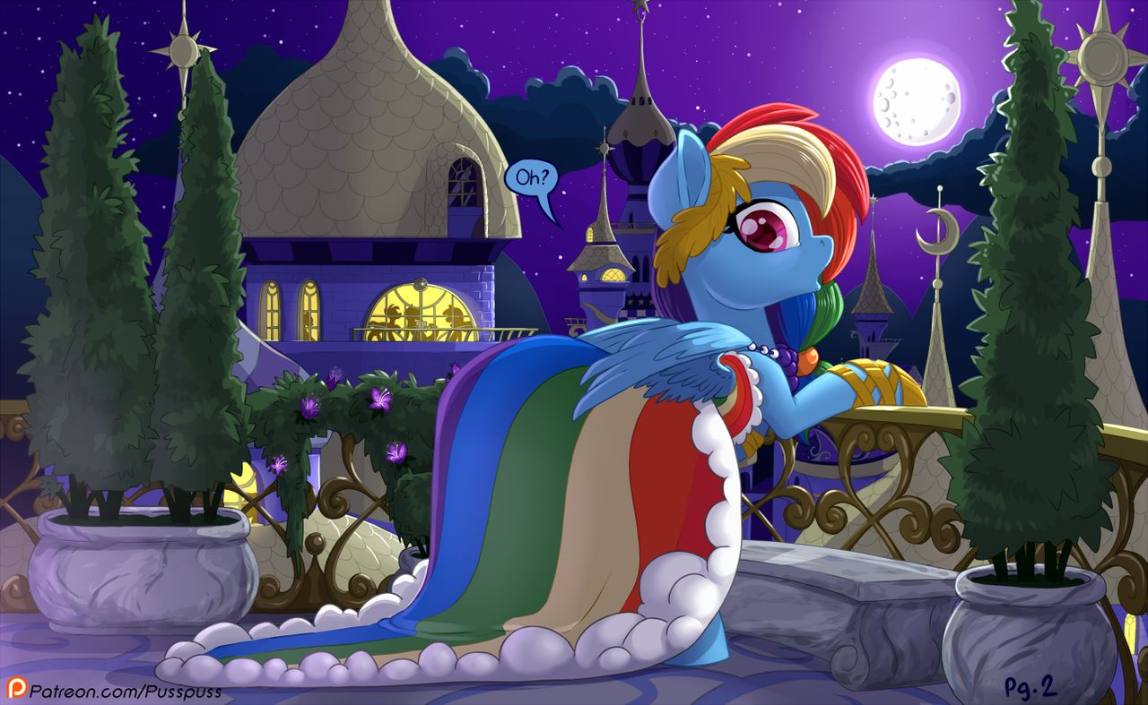 Rainbow Dash and You Attend the Gala page 2 full