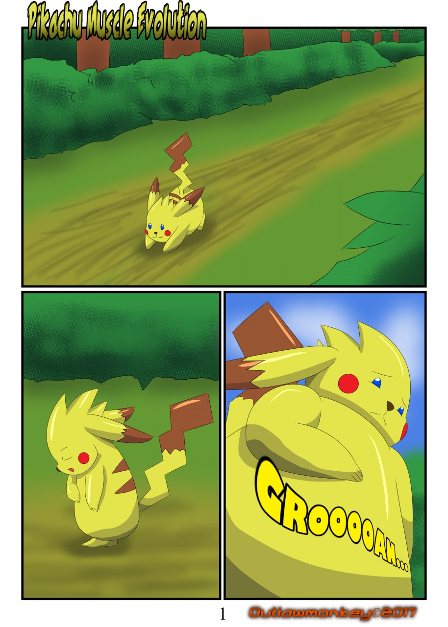 Pikachu Muscle Evolution page 1 full