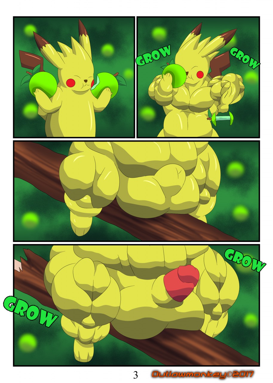 Pikachu Muscle Evolution page 3 full