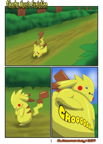 [OutlawmonkeyX] Pikachu Muscle Evolution (Pokemon) cover