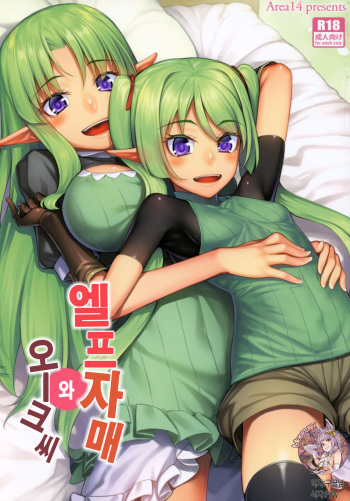 (COMIC1☆11) [Area14 (Kasei)] Elf Shimai to Orc-san | 엘프 자매와 오-크씨 [Korean] cover