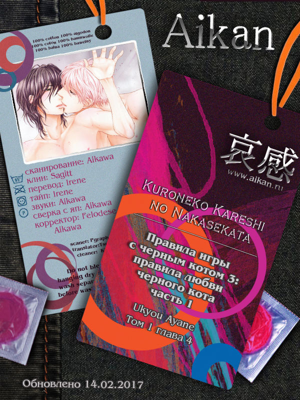 Kuroneko Kareshi no Aishikata 1 | Правила игры с чёрным котом 3: Правила любви чёрного кота - Часть 1 page 4 full