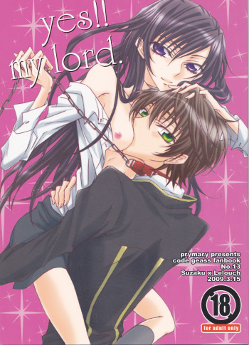 [prymary (Takase Hiroe)] yes!! my lord. (Code Geass) cover