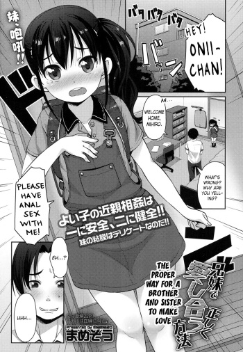 [Mamezou] The Proper Way for a Brother and Sister to Make Love (COMIC LO 2017-06) [English] [DMD] cover
