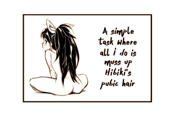 [Andou Shuki] Hibiki no Inmou | Hibiki's Pubic Hair (THE IDOLM@STER) [English] [Nomake Wan] cover