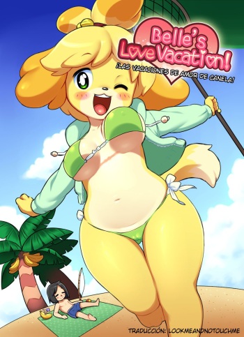 [Shortcake Jam (NeoPop, Rinfu, Pitaya)] Belle's Love Vacation!/¡Las vacaciones de amor de Canela! (Animal Crossing) [Spanish] [Colorized] cover
