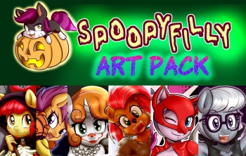 [Anibaharuthecat] Spoopyfilly Art Pack (My little pony) cover