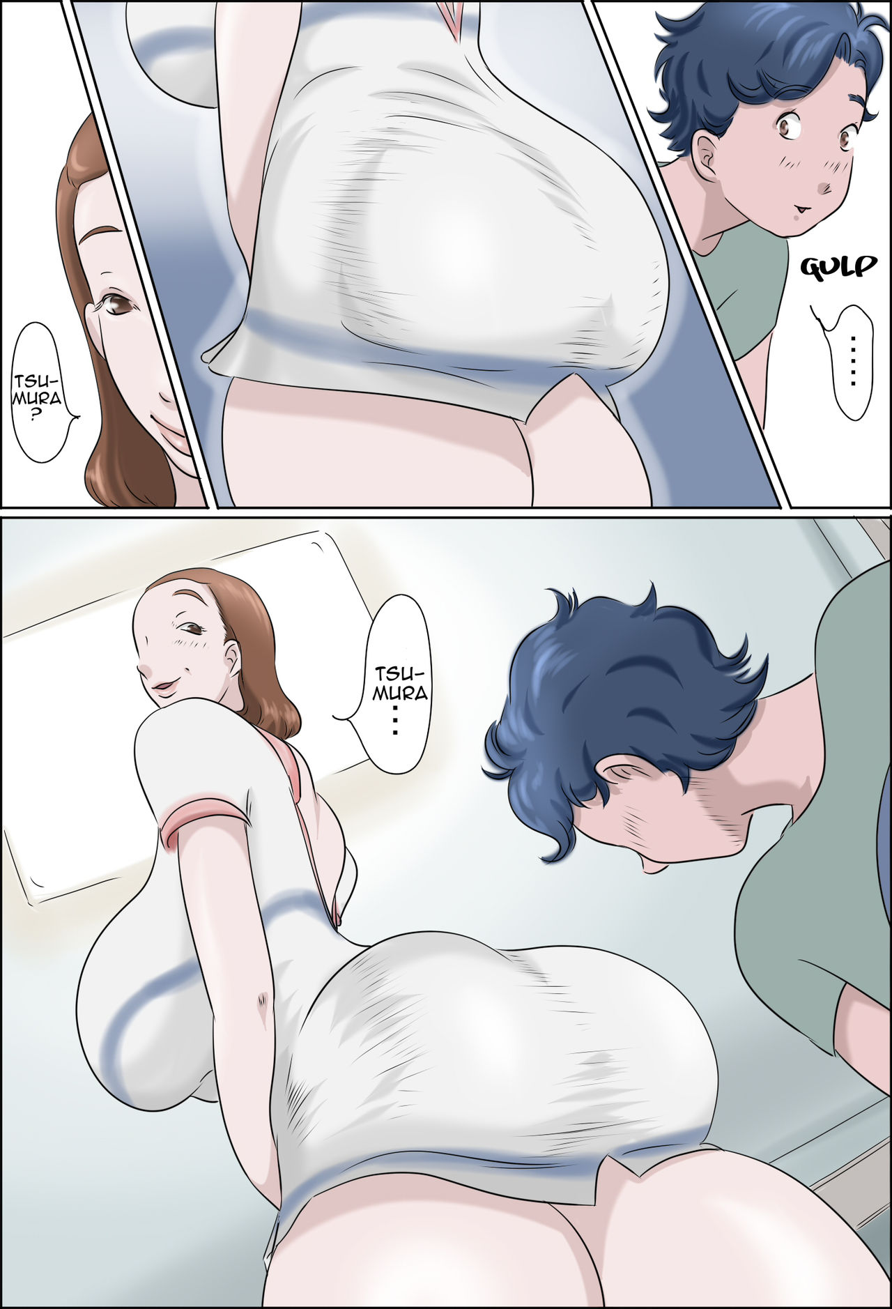 Kanojo no Hahaoya wa Guigui Sassotekureta Ken | La madre de mi novia salta en mi polla page 6 full