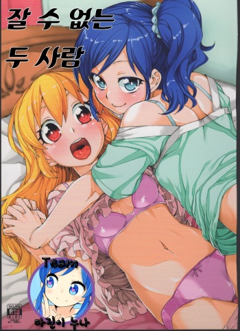 (DokkiDoki Live PART 7) [Jikomanzoku (Akitsuki Itsuki)] Nerenai Futari (Aikatsu!) [Korean] [Team marini nuna] cover