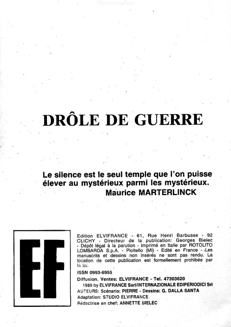 Elvifrance - Série blanche - 012 - Drôle de guerre page 3 full