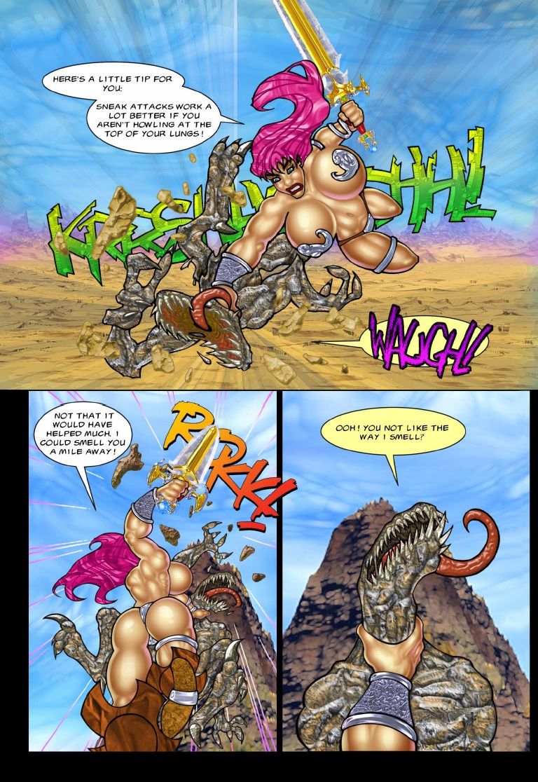 The Savage Sword of Sharona: 1 Queen for a Day page 6 full