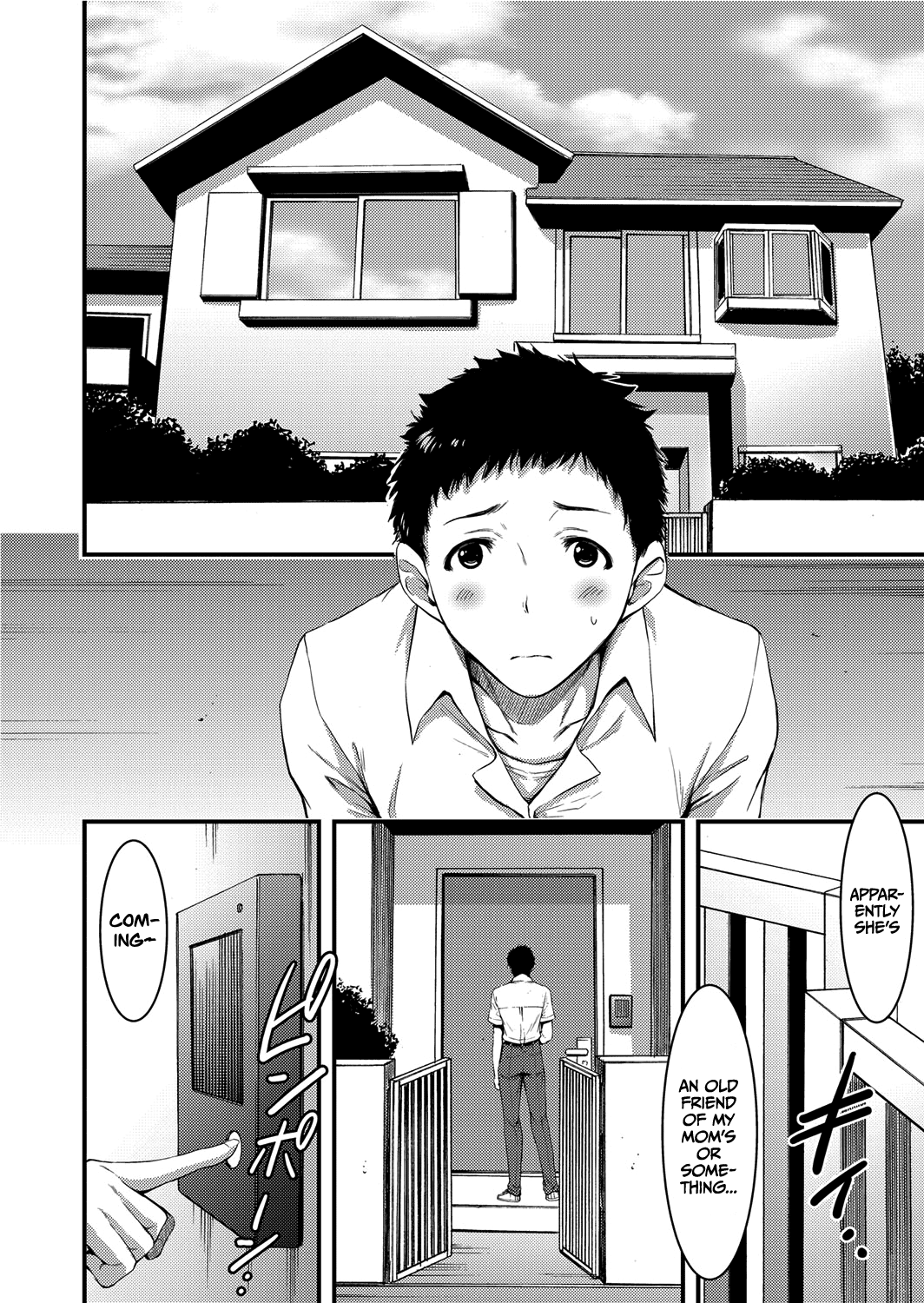 Doutei Tsumamigui Counselor ~Yuujin no Musuko ni Kindan Fudeoroshi~ | The Counselor Who Eats Virgins for Breakfast ~Deflowering Her Friend's Son~   =Dark Mac + CW= page 4 full