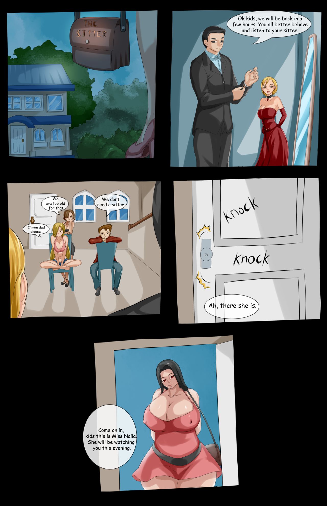 The Sitter page 1 full