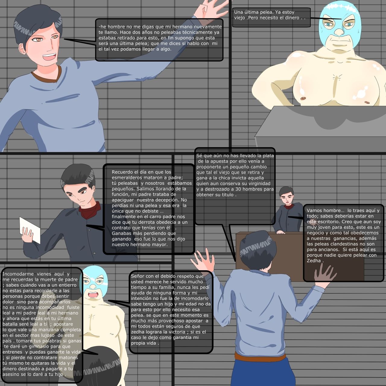 Zedha . clandestine fights .total lost . español page 4 full