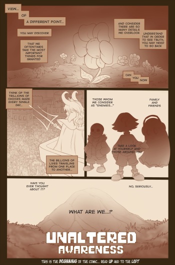 [gunmouth] Unaltered Awareness (Undertale) [Ongoing] cover