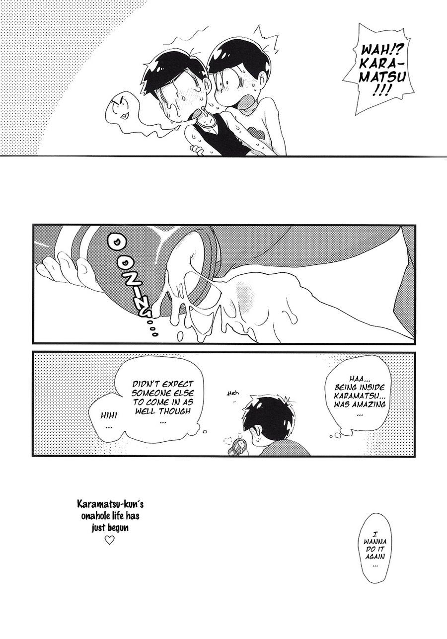 Mahou no Onaho to Tsunagacchatta Karamatsu no Hanashi! | The Story of Karamatsu Connecting with a Magical Onahole! page 12 full