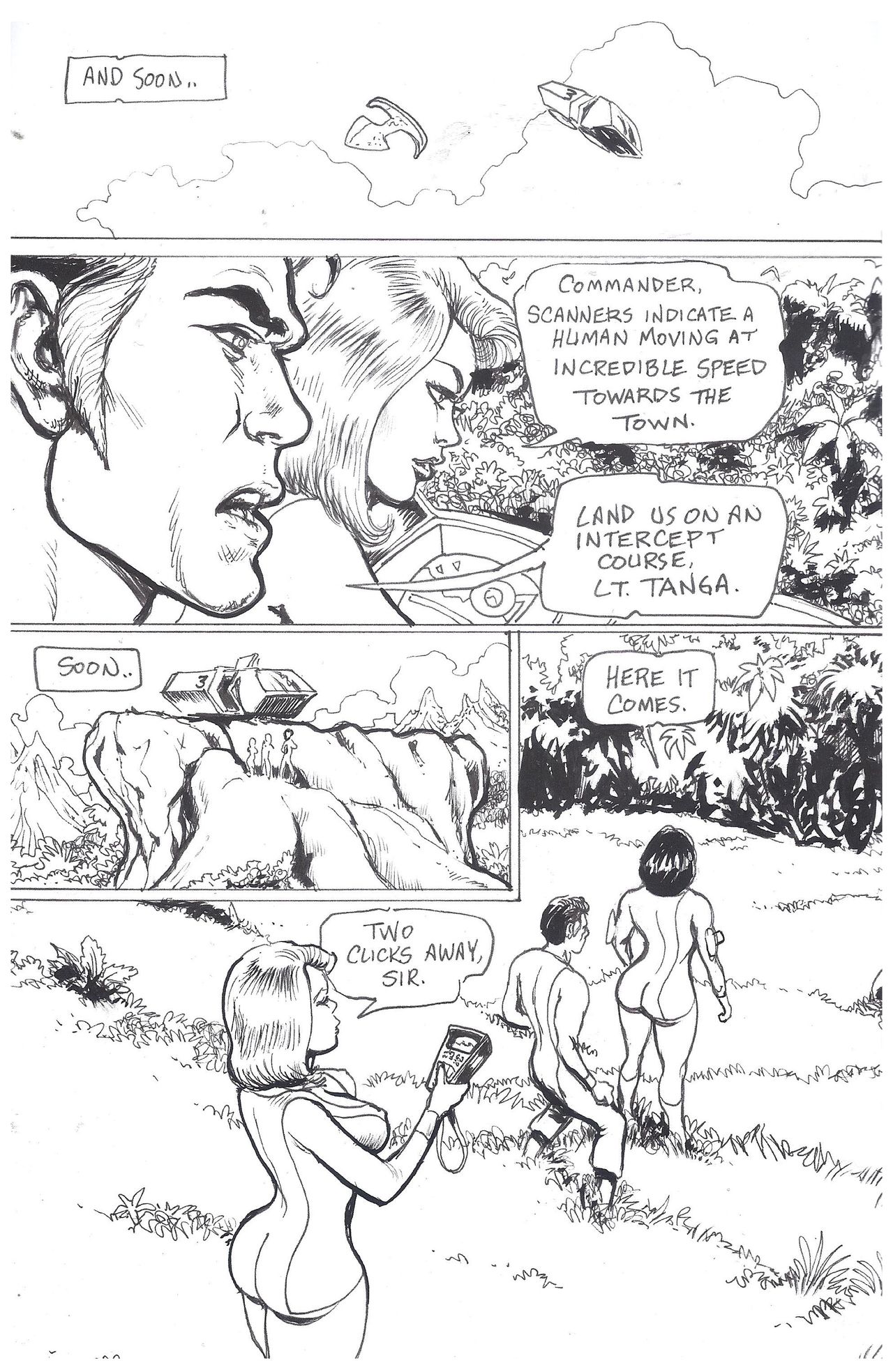Cavewoman: Starship Blish 1 page 12 full