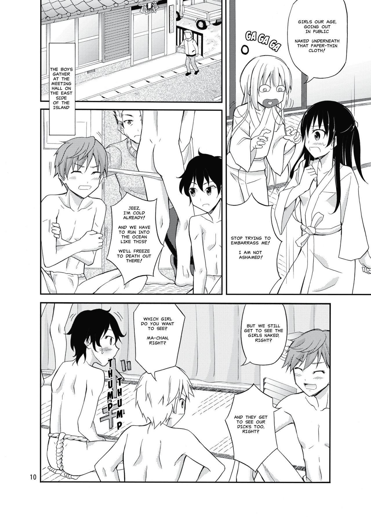 Shima no Narawashi Zenra de Misogi page 9 full