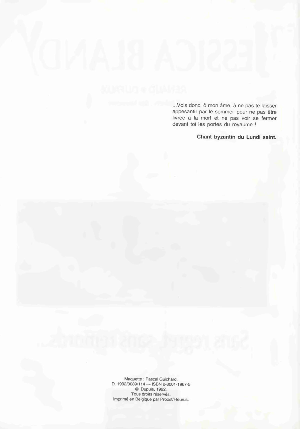 Jessica Blandy - 08 - Sans regret sans remords page 3 full
