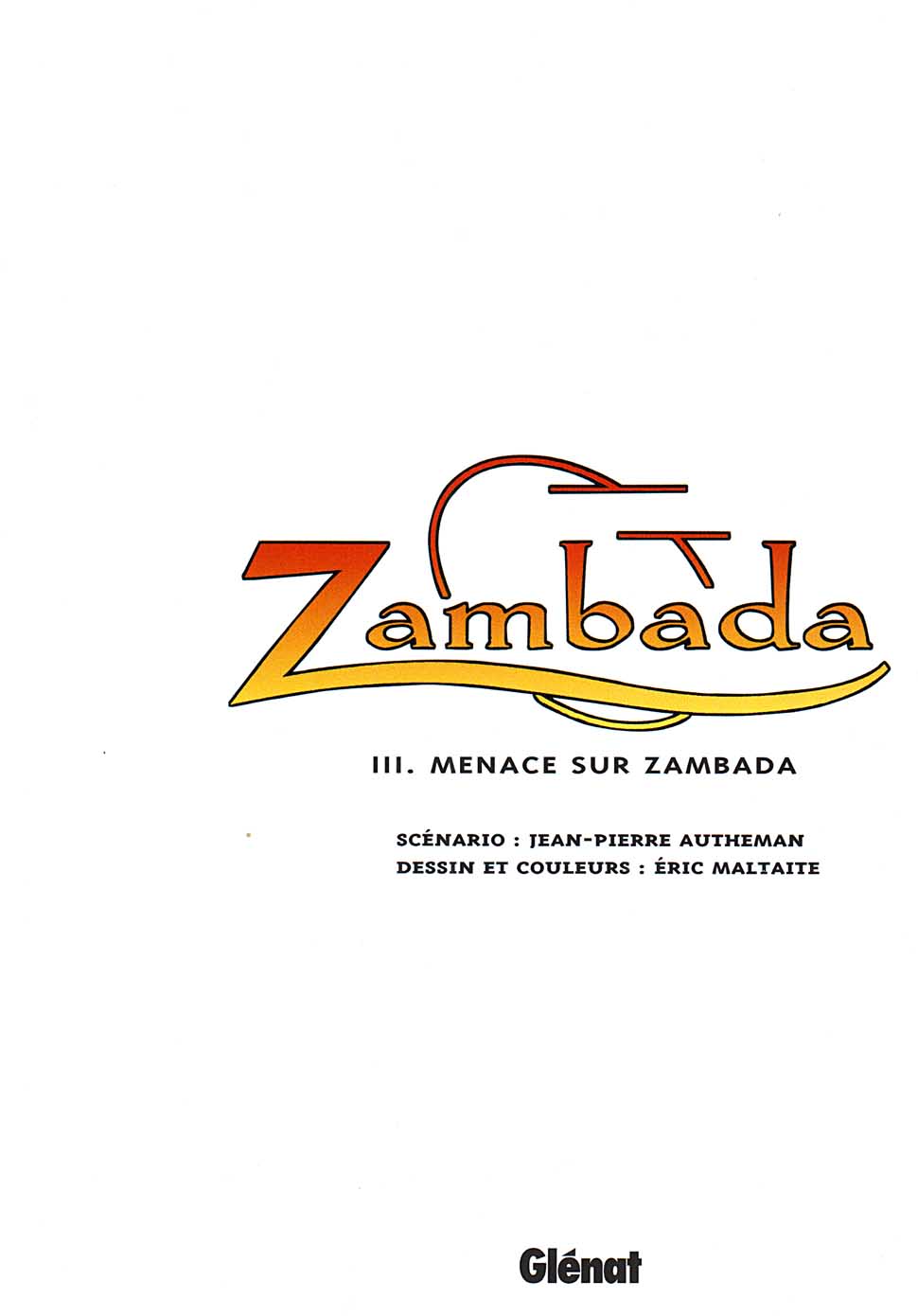 Zambada - 03 - Menace sur Zambada page 2 full