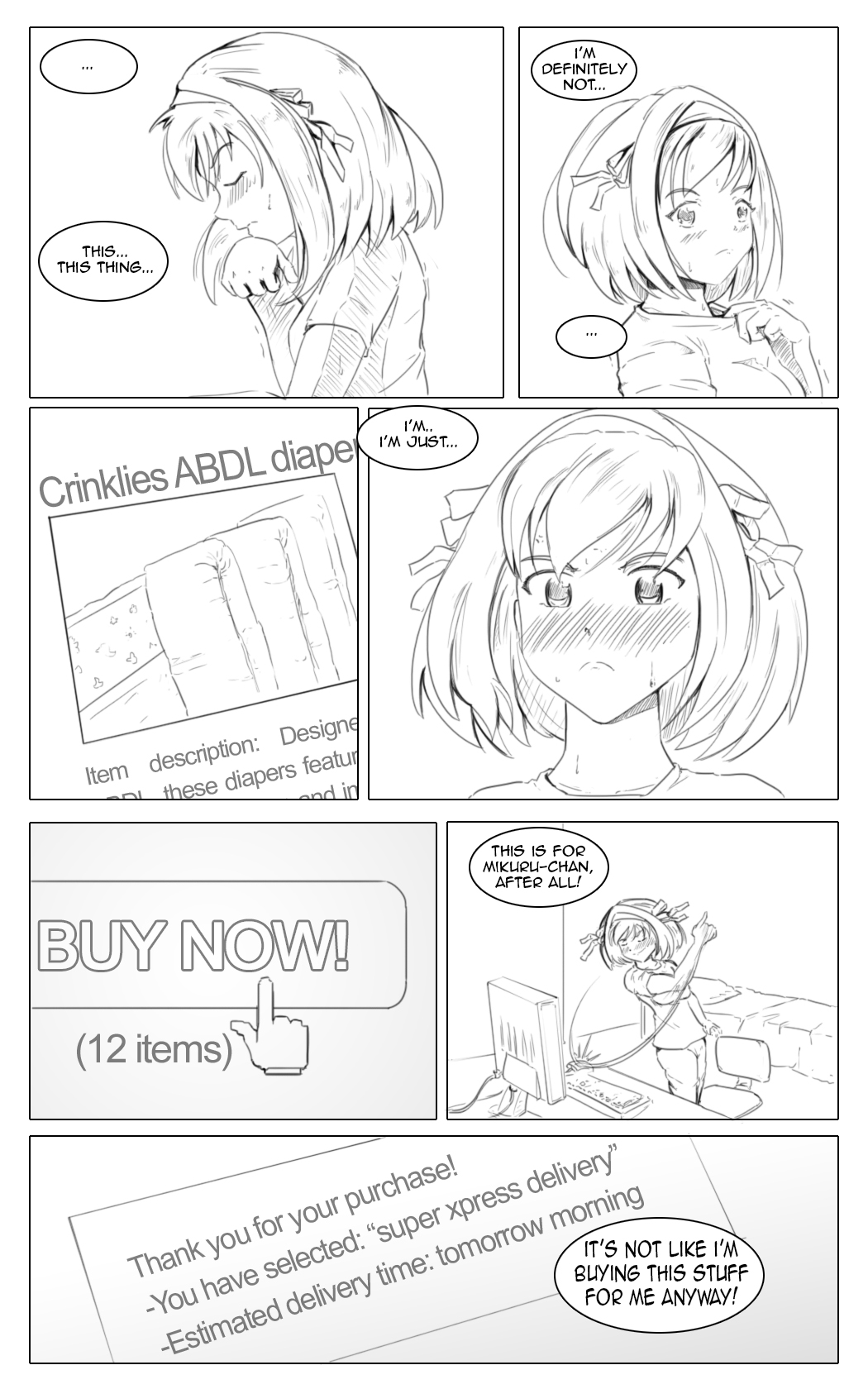 Suzumiya Haruhi no Omutsu page 5 full