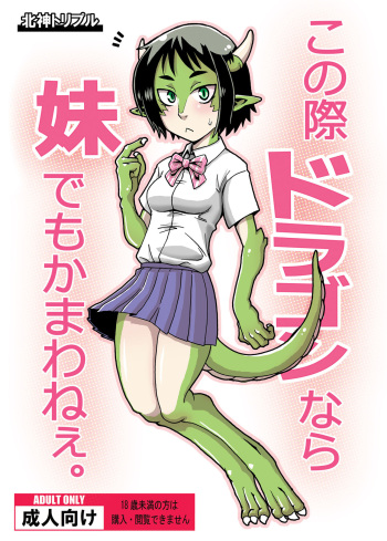 [Kitakami Triple] Konosai Dragon nara Imouto demo Kamawanee. [Digital] cover