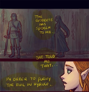 [Angeljasiel] just a random zelink comic (The Legend of Zelda: Breath of the Wild) cover
