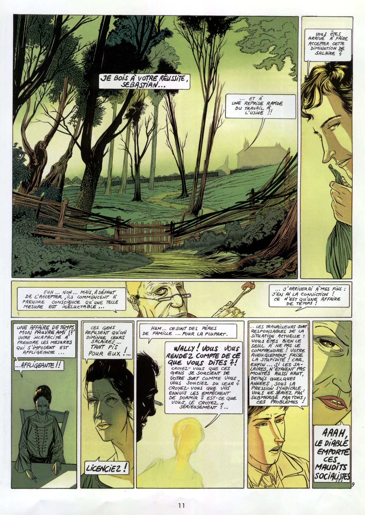 Saga Anglaise - T01 - le poids du silance page 11 full