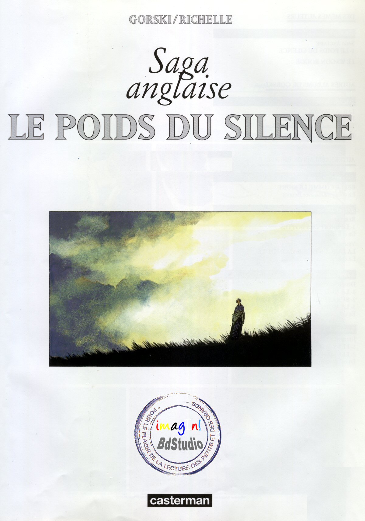 Saga Anglaise - T01 - le poids du silance page 2 full