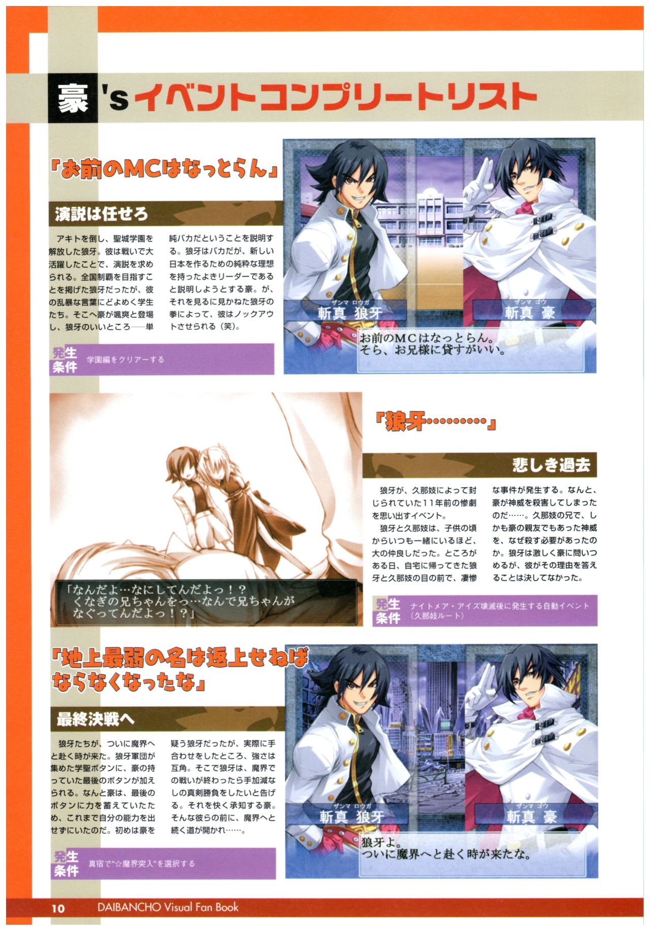 大番長 visual fan book page 12 full