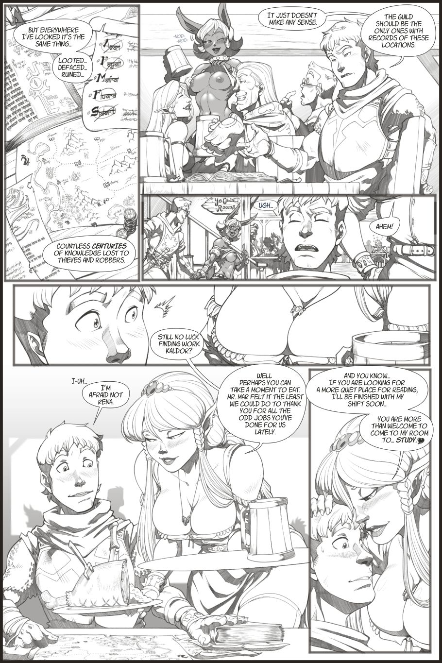 Scales of Passion: Prelude page 3 full