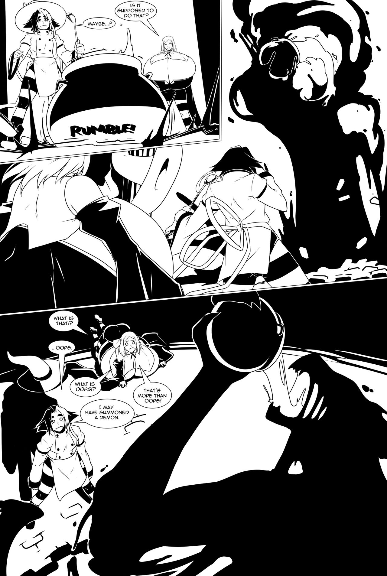 What the Creeping Dark Need page 9 full
